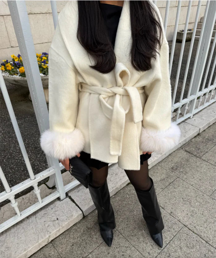 Adelina™ | Elegant Fur Coat