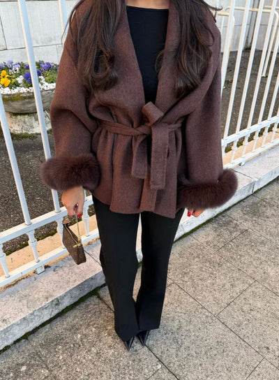 Adelina™ | Elegant Fur Coat