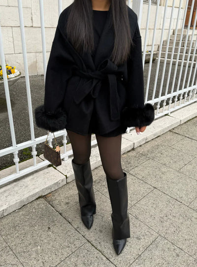 Adelina™ | Elegant Fur Coat