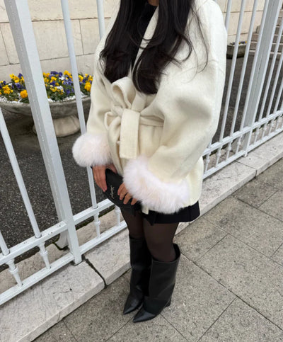 Adelina™ | Elegant Fur Coat