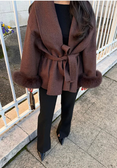 Adelina™ | Elegant Fur Coat